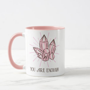 Pink Crystal Stones  Mug