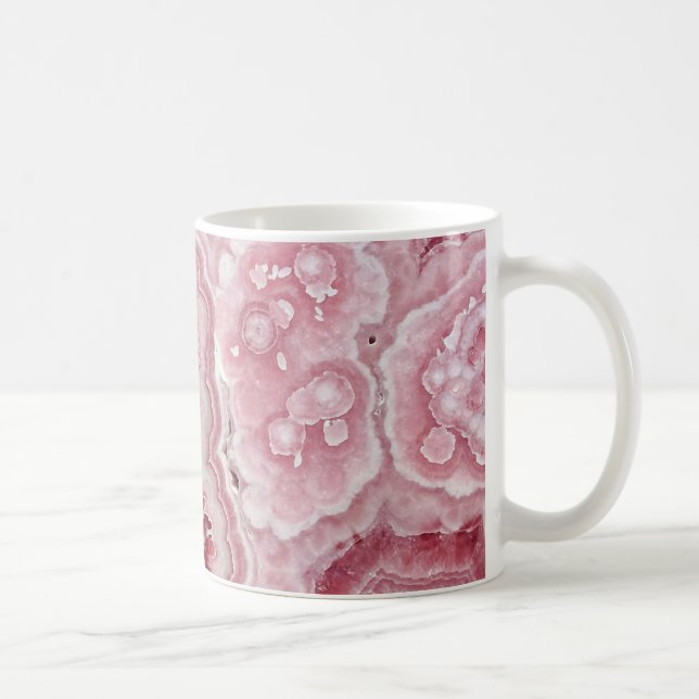 Pink Crystals Geode Coffee Mug (Right)
