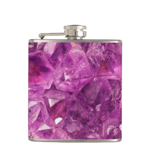 Pink Crystals  Hip Flask