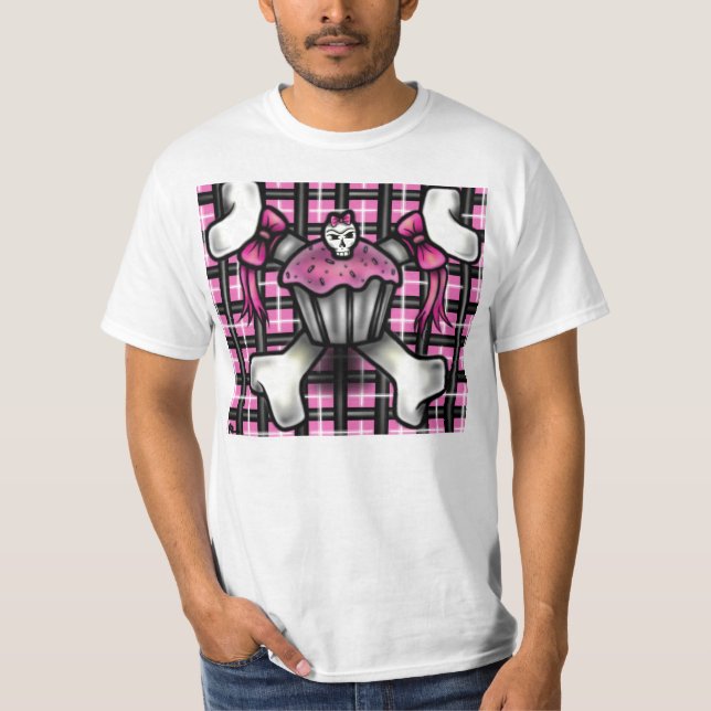Pink Cup Cake T-Shirt (Front)