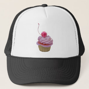 Pink Cupcake and Cherry Trucker Hat