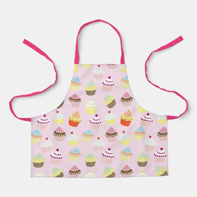 Pink Cupcake Apron (Front)