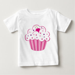 Pink Cupcake Baby T-Shirt