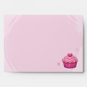 Pink Cupcake Celebration Envelope