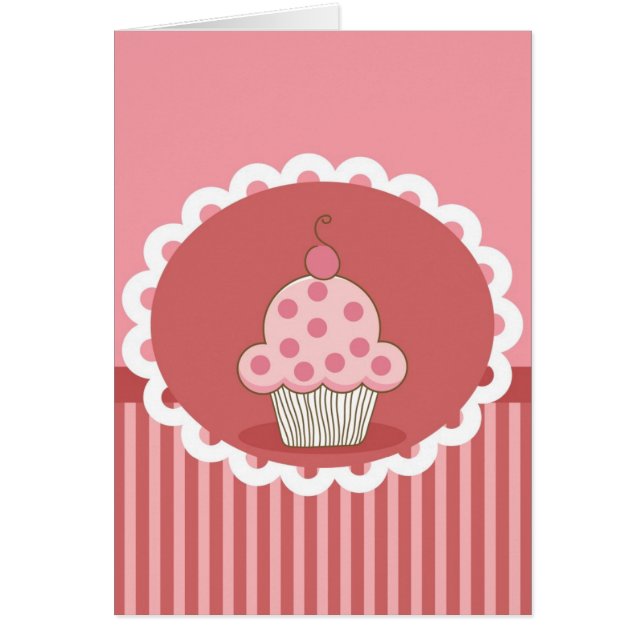 Pink Cupcake Design (Front)