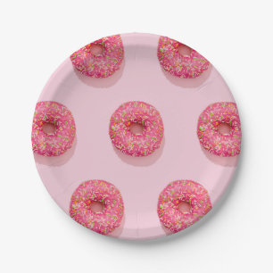 Pink Cupcake Paper Plate