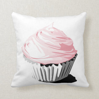 Pink cupcake pillow