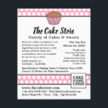 Pink Cupcake & Polka Dot, Cake Store Advertising Flyer<br><div class="desc">Pink Cupcake & Polka Dot,  Cakery,  Cake Store Advertising Flyers By The Business Card Store.</div>