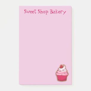 Pink Cupcake Post-it® Notes