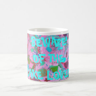 Pink Cupcakes 'cake lover' mug