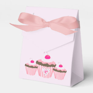 Pink Cupcakes Favour Box