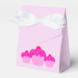 Pink Cupcakes Favour Box