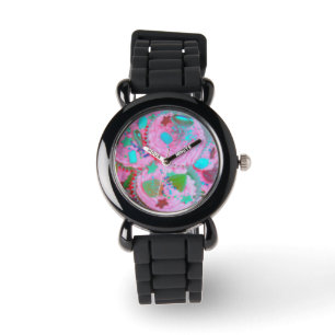 Pink Cupcakes print watch