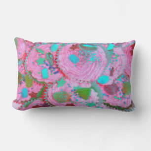 Pink Cupcakes throw pillow