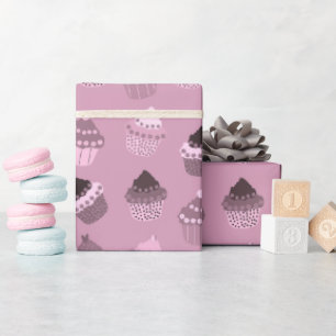 Pink cupcakes Wrapping Paper