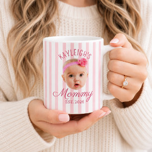 Pink Custom Face Photo Keepsake Mum Mummy Coffee Mug