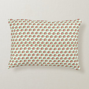 Pink Cute Cherries Decorative Cushion