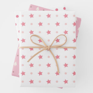 Pink Cute Christmas Wrapping Paper