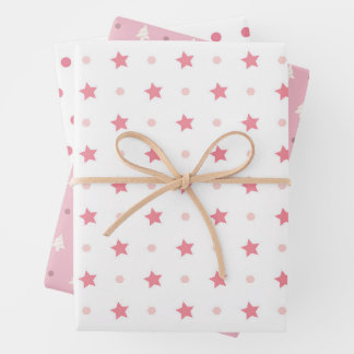 Pink Cute Christmas Wrapping Paper