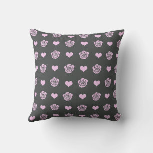 Pink Cute Cosy Modern Romantic Chic Stylish Heart  Cushion