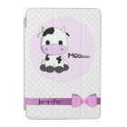 Pink cute cow kawaii cartoon girls ipad cover case