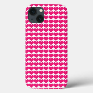 Pink Cute Hearts Pattern BT iPad Air Case