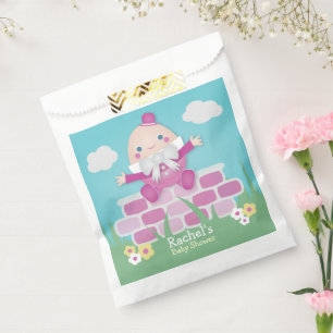 Pink Cute Humpty Dumpty Baby Shower  Favour Bag
