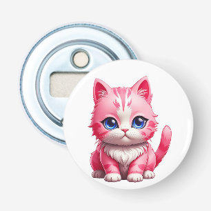 Pink Cute Kitty Cat Bottle Opener