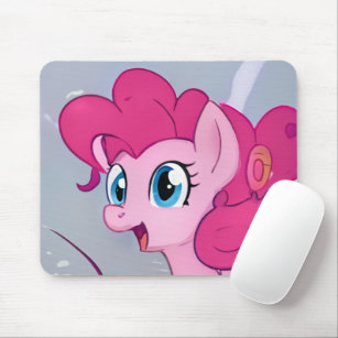 Pink Cute Pony Waifu Kawaï Anime Mouse Pad