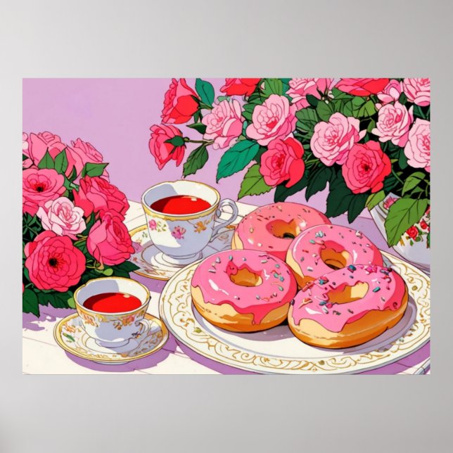 Pink cute Poster (Front)