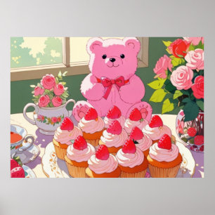 Pink cute Poster