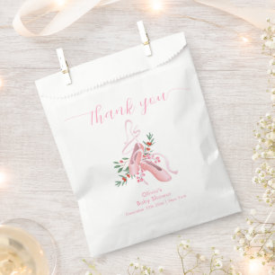 Pink Cute Winter Ballerina Tutu Cold Baby Shower  Favour Bag