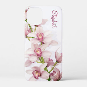 Pink Cymbidium Orchid Floral iPhone 12 Mini Case