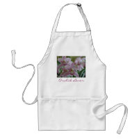 Pink Cymbidium, Orchid Lover Apron