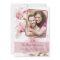 Pink Cymbidium Orchid Photo Wedding Invitation