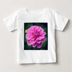 Pink Dahlia Baby T-Shirt