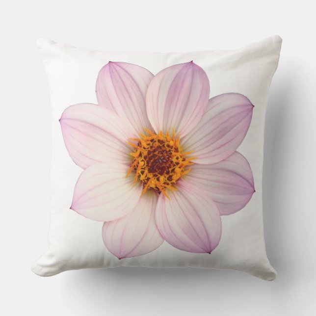 Pink Dahlia Cushion (Front)