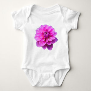 Pink Dahlia (Isolated) Baby Bodysuit