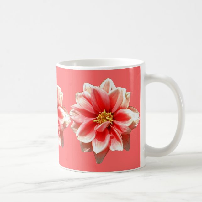 Pink Dahlia Mug (Right)