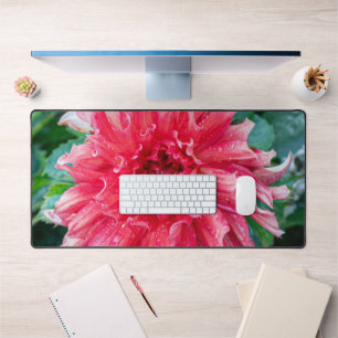 Pink Dahlia Photography, Canadian Flower Desk Mat