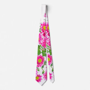 Pink Daisies / Asters Bouquet + your ideas Tie