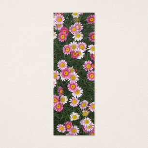Pink Daisies Flowers Bookmarks Photo Art