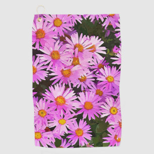 PINK DAISIES GOLF TOWEL