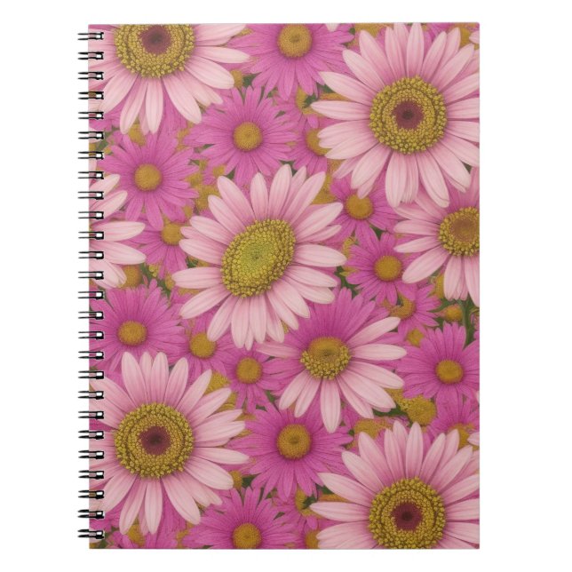 Pink Daisies Notebook (Front)