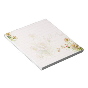 Pink daisies notepad