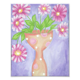 Pink Daisies Print