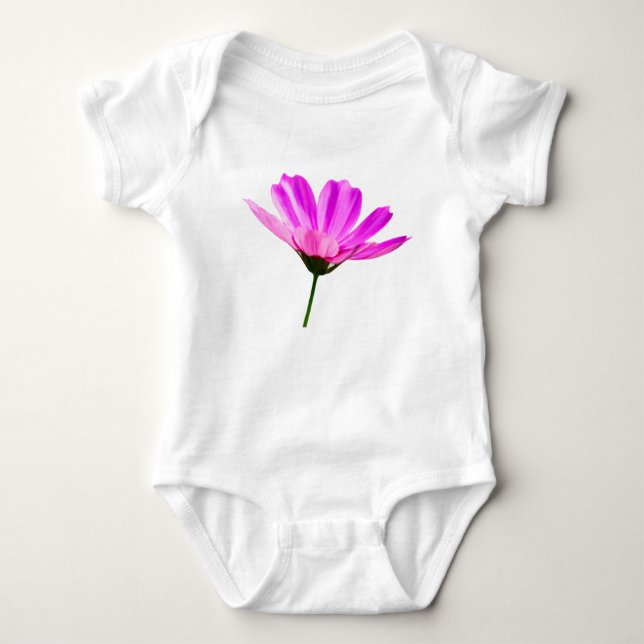 Pink Daisy   Baby Bodysuit (Front)