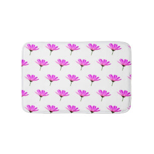 Pink Daisy Bath Mat