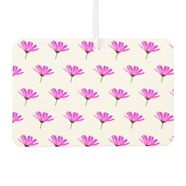 Pink Daisy  Car Air Freshener (Front)
