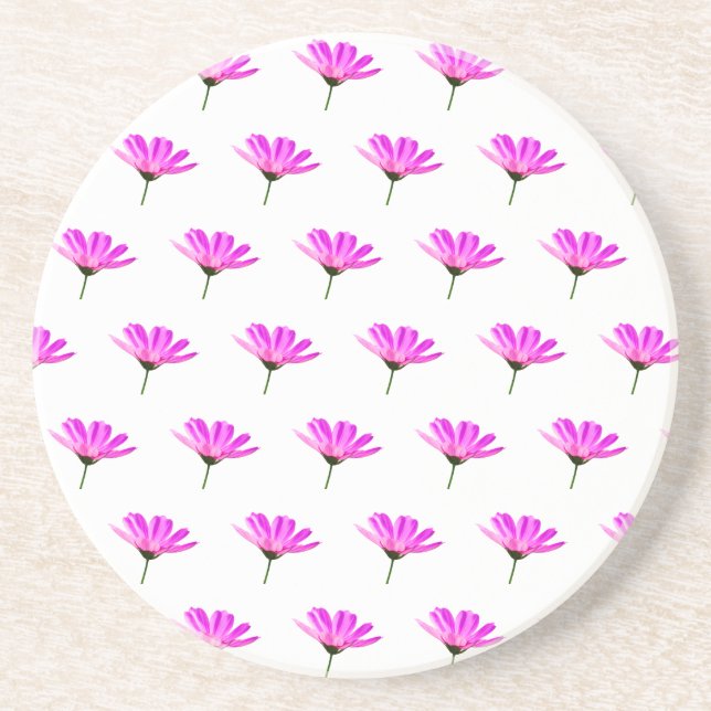 Pink Daisy  Coaster (Front)